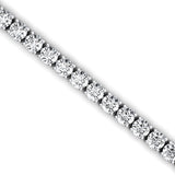0.50ct Each Round Brilliant Cut Diamond Tennis Bracelet - GeumJewels