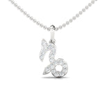 Capricorn Zodiac Diamond Charm Gold Pendant - GeumJewels