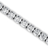 1ct Each Round Brilliant Cut Solitaire Diamond Tennis Bracelet - GeumJewels