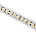 2mm Round Ethiopian Opal Tennis Bracelet - GeumJewels