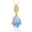 Illussion Set Diamond Pendant with Pear Cut Moonstone - GeumJewels