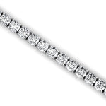 0.25ct Each Round Brilliant Cut Diamond Tennis Bracelet - GeumJewels