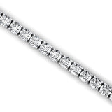 0.25ct Each Round Brilliant Cut Diamond Tennis Bracelet - GeumJewels