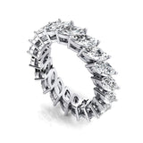 0.25ct each Marquis cut Diamond Eternity Ring - GeumJewels