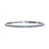 2mm Round Rainbow Moonstone Tennis Bracelet - GeumJewels