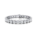 1ct Each Round Brilliant Cut Solitaire Diamond Tennis Bracelet - GeumJewels