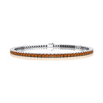 2mm Round Citrine Tennis Bracelet - GeumJewels