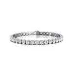 0.25ct Each Round Brilliant Cut Diamond Tennis Bracelet - GeumJewels