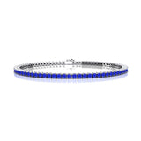 2mm Round Tanzanite Tennis Bracelet - GeumJewels