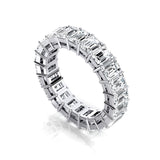 0.25ct each Emerald cut Diamond Eternity Ring - GeumJewels