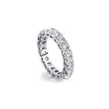 0.25ct each Cushion Square cut Diamond Eternity Ring - GeumJewels