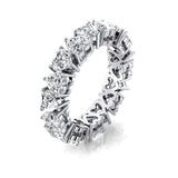 0.25ct each Heart Shape Diamond Eternity Ring - GeumJewels