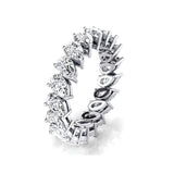 0.25ct each Pear Cut Diamond Eternity Ring - GeumJewels