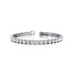 0.25ct Each Round Brilliant Cut Diamond Tennis Bracelet - GeumJewels