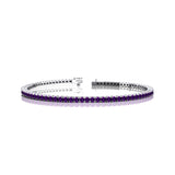 2mm Round Amethyst Tennis Bracelet - GeumJewels