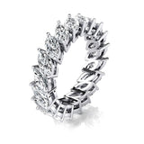 0.25ct each Marquis cut Diamond Eternity Ring - GeumJewels