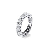 0.25ct each Cushion Square cut Diamond Eternity Ring - GeumJewels