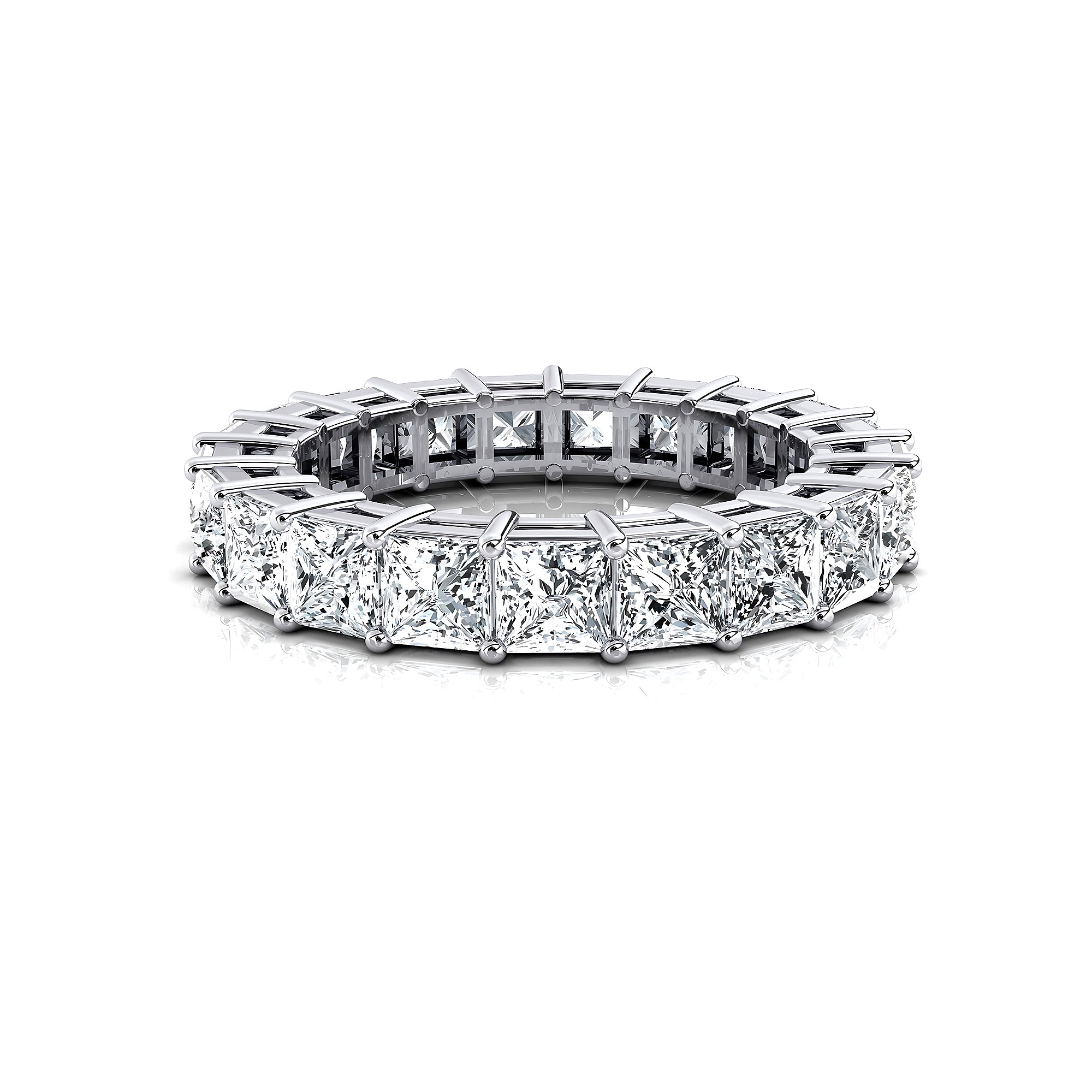 0.25Cts each Princess Cut Diamond Eternity Ring - GeumJewels