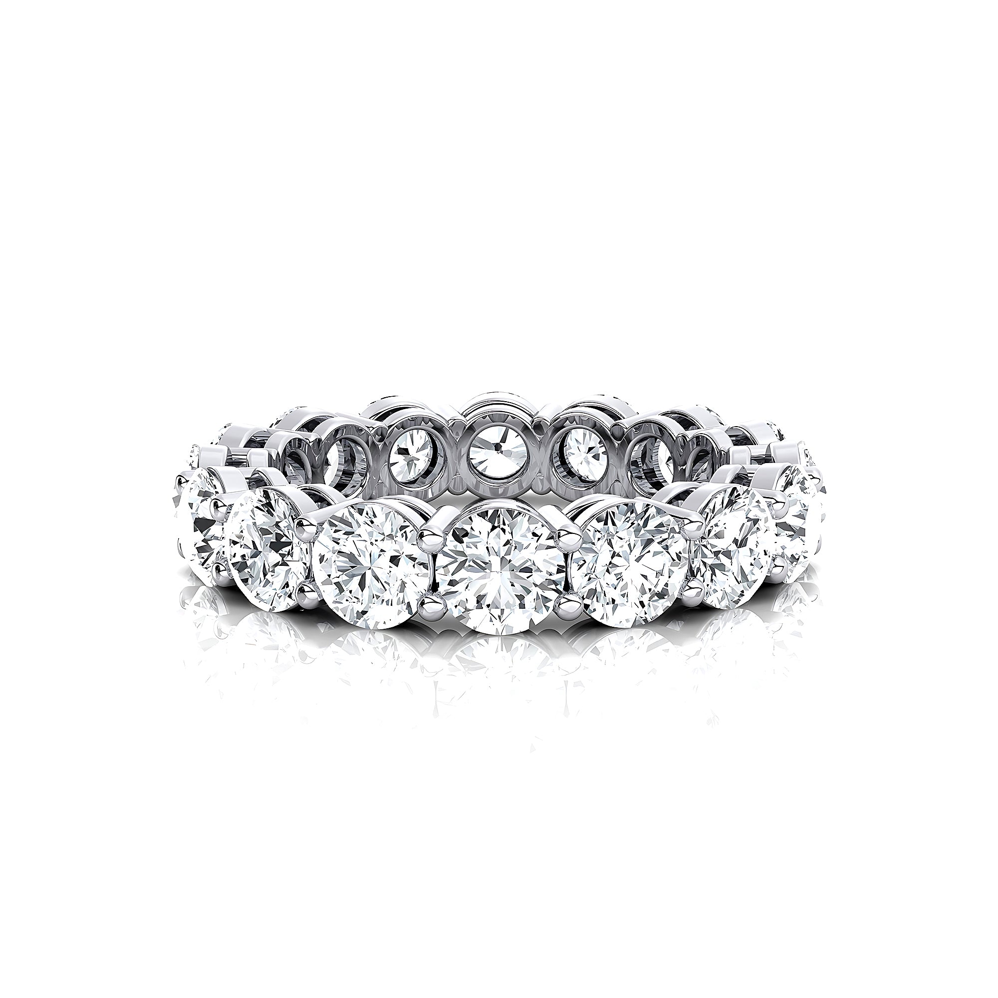 0.25ct each Brilliant Round Diamond Eternity Ring - GeumJewels
