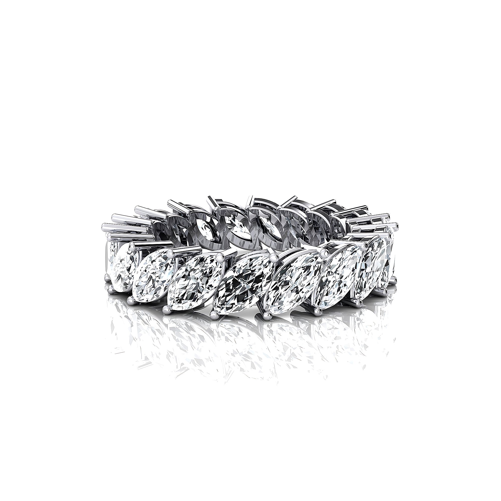0.25ct each Marquis cut Diamond Eternity Ring - GeumJewels