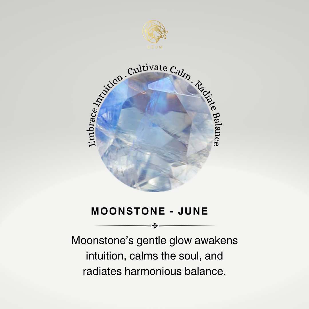 Heart Shaped Moonstone Halo Diamond Stud Earrings - GeumJewels