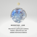 Heart Shaped Moonstone Halo Diamond Stud Earrings - GeumJewels