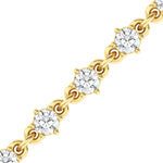 Chain Link Tennis Bracelet - GeumJewels
