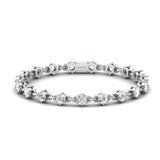 Chain Link Tennis Bracelet - GeumJewels