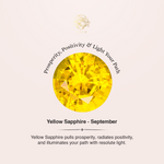 Fancy Yellow Sapphire Cluster Drop Earrings - GeumJewels