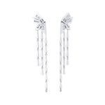Three Wire Drop Geometrical Earrings - GeumJewels
