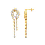 Unique Diamond Illusion Cut Fancy Shaped Diamond Earrings - GeumJewels