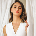 Celestial Star and Moon Diamond Necklace - GeumJewels