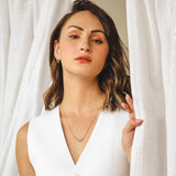 Celestial Star and Moon Diamond Necklace - GeumJewels