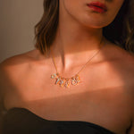 Scorpio Zodiac Diamond Charm Gold Pendant - GeumJewels