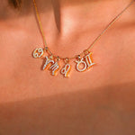 Taurus Zodiac Diamond Charm Gold Pendant - GeumJewels