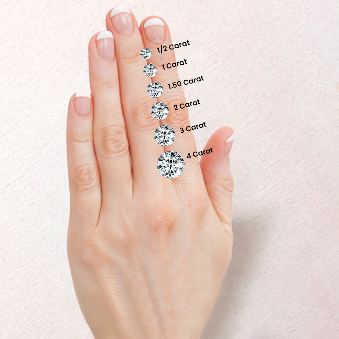 Criss Cross Nature Inspired Diamond Ring with Round Lab Diamond - GeumJewels