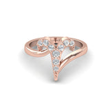 Diamond Aries Zodiac Horoscope Sign Ring - GeumJewels