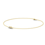 Handmade Diamond Gold Bracelet, 10kt 14kt 18kt Yellow White Rose Gold Bracelet, Natural Diamond Bracelet - GeumJewels