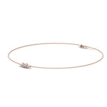 Handmade Diamond Gold Bracelet, 10kt 14kt 18kt Yellow White Rose Gold Bracelet, Natural Diamond Bracelet - GeumJewels