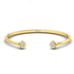 Real Diamond Cut Bracelet, Custom Gold Bracelet for Girls, White/Yellow Gold Bracelet, Rose Gold Bracelet - GeumJewels