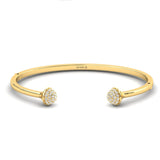 Real Diamond Cut Bracelet, Custom Gold Bracelet for Girls, White/Yellow Gold Bracelet, Rose Gold Bracelet - GeumJewels