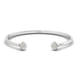 Real Diamond Cut Bracelet, Custom Gold Bracelet for Girls, White/Yellow Gold Bracelet, Rose Gold Bracelet - GeumJewels