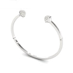 Real Diamond Cut Bracelet, Custom Gold Bracelet for Girls, White/Yellow Gold Bracelet, Rose Gold Bracelet - GeumJewels