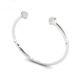 Real Diamond Cut Bracelet, Custom Gold Bracelet for Girls, White/Yellow Gold Bracelet, Rose Gold Bracelet - GeumJewels