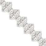 Handmade Rose Gold Cut Bracelet,10kt 14kt 18kt Yellow/White Gold Bracelet, Real Diamond Designer Bracelet - GeumJewels