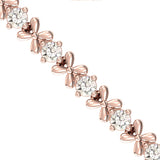 Unique Diamond Cut Bracelet, Yellow/White Thin Gold Bracelet, 10kt 14kt 18kt Rose Gold Bracelet - GeumJewels