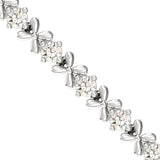 Unique Diamond Cut Bracelet, Yellow/White Thin Gold Bracelet, 10kt 14kt 18kt Rose Gold Bracelet - GeumJewels