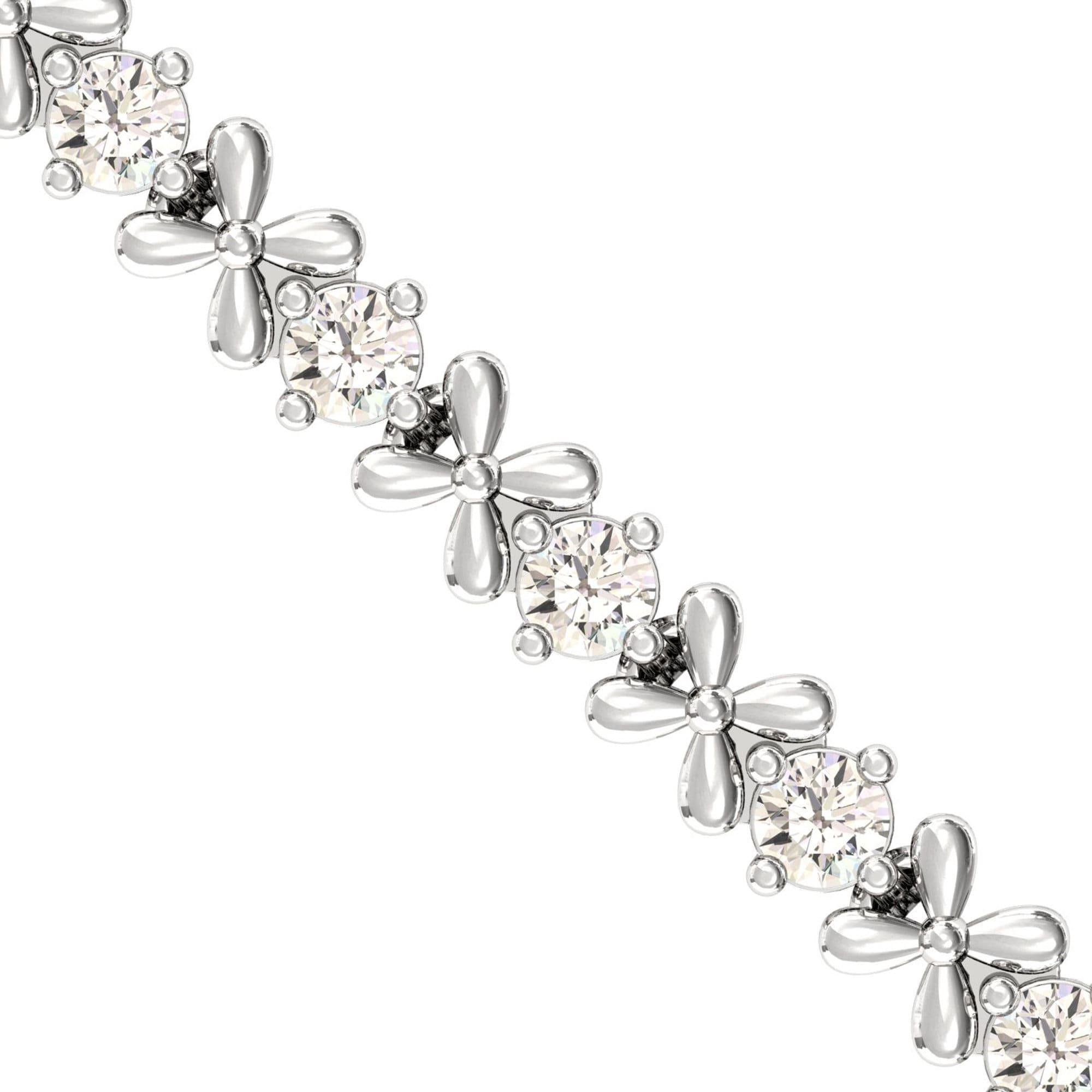 Unique Diamond Cut Bracelet, Yellow/White Thin Gold Bracelet, 10kt 14kt 18kt Rose Gold Bracelet - GeumJewels