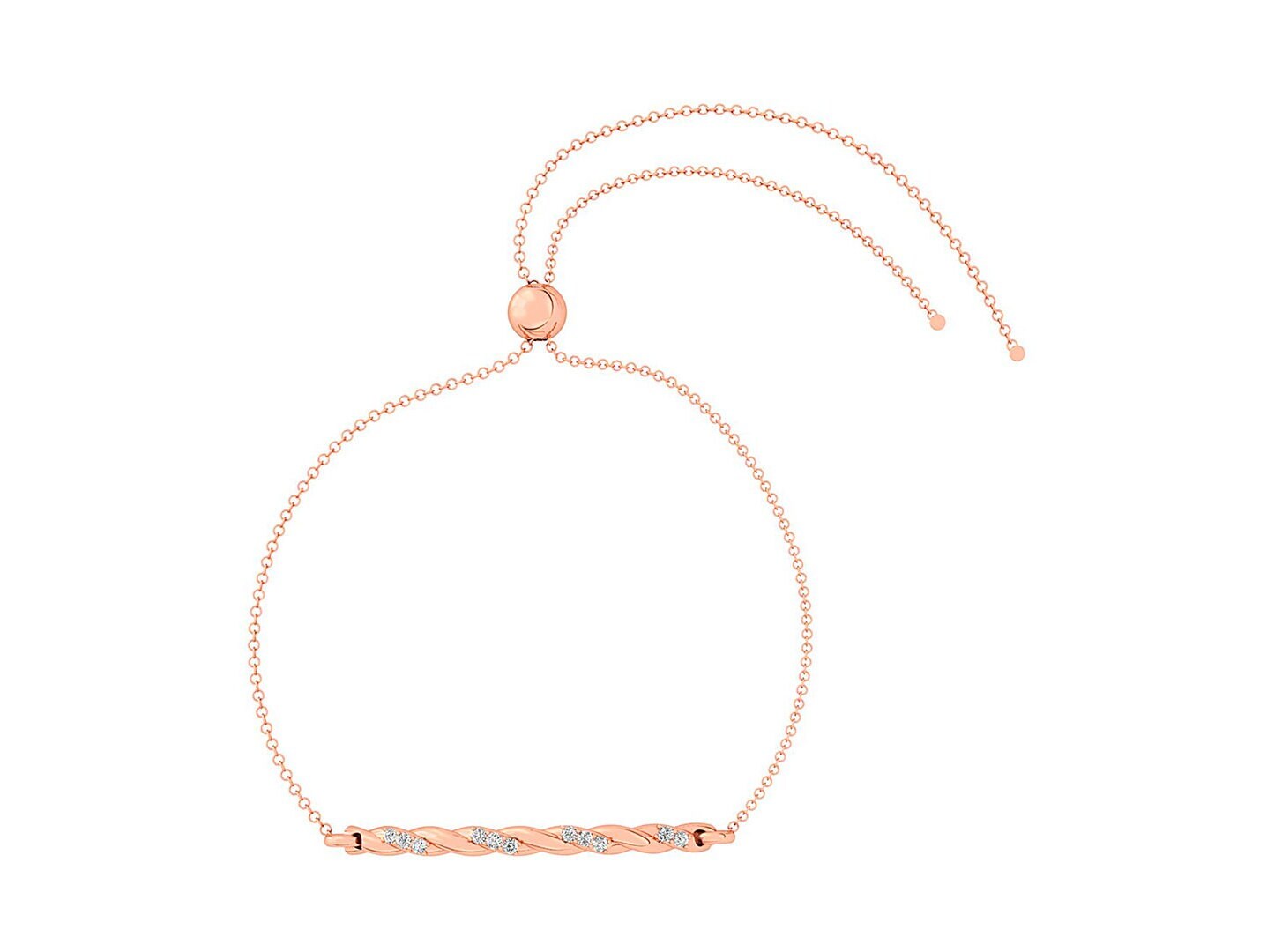 Alternate Diamond Minimalistic Chain Bracelet - GeumJewels