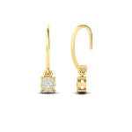 Handmade Designer Gold Earring, Solid Gold Dangle Earrings , Personalized Diamond Jewelry - GeumJewels